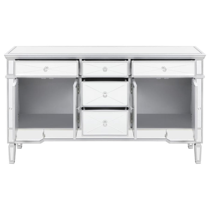 Duchess - 5-Drawer Accent Cabinet - Silver