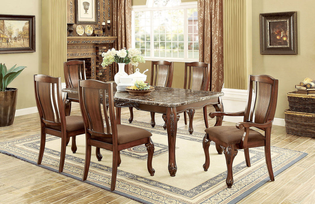 Johannesburg - Dining Table - Brown Cherry / Brown