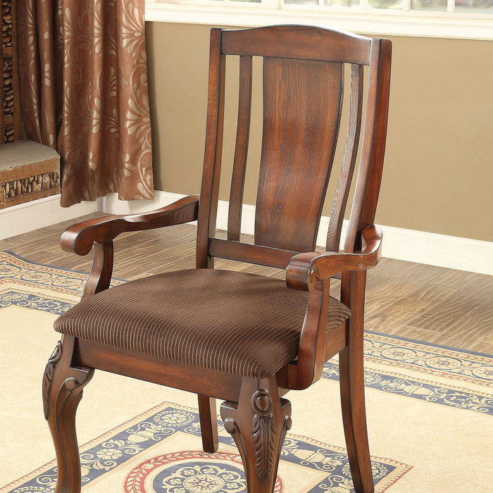 Johannesburg - Dining Table - Brown Cherry / Brown