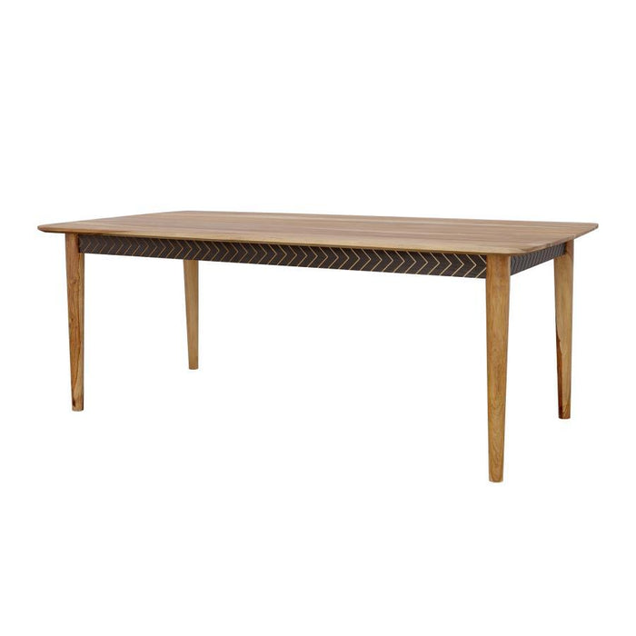 Partridge - Wooden Dining Table - Natural Sheesham