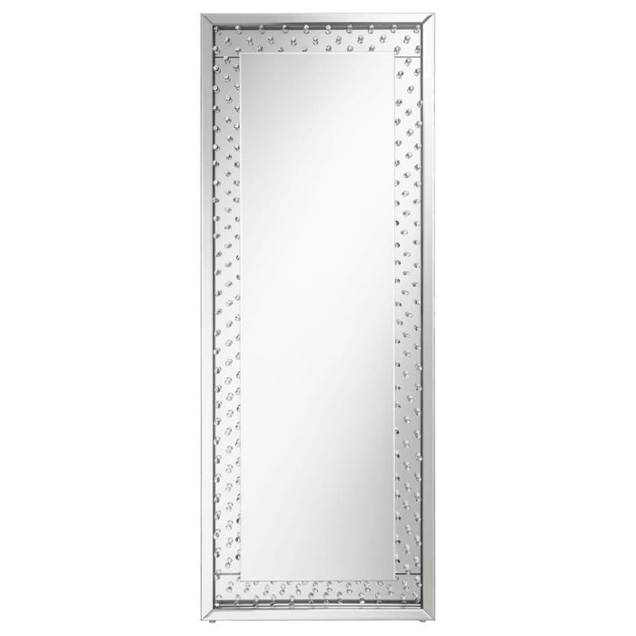Yves - Acrylic Crystal Inlay Floor Mirror