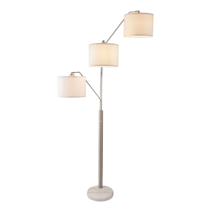 Iyanna - Arch Lamp - Silver / Beige