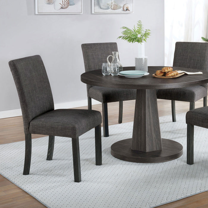 Lucerne - Round Dining Table - Dark Walnut