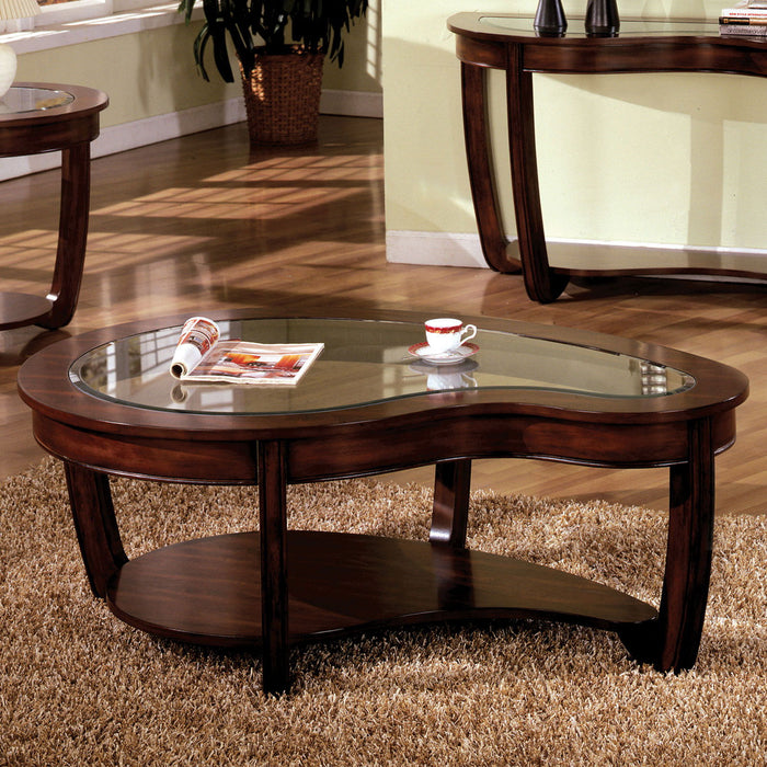 Crystal Falls - Coffee Table - Dark Cherry