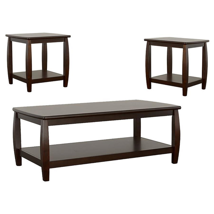 Dixon - 3 Piece Coffee Table Set - Espresso