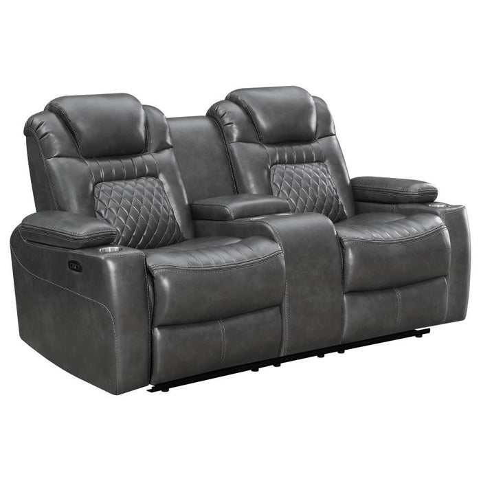 Korbach - Upholstered Power^2 Loveseat