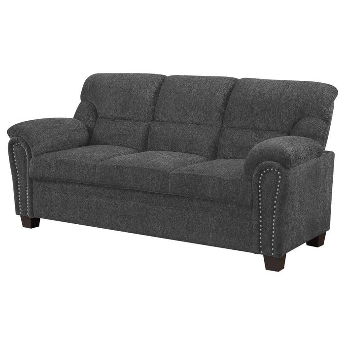 Clemintine - Upholstered Sofa with Nailhead Trim