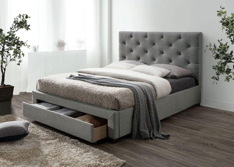 Sybella - Eastern King Bed - Gray