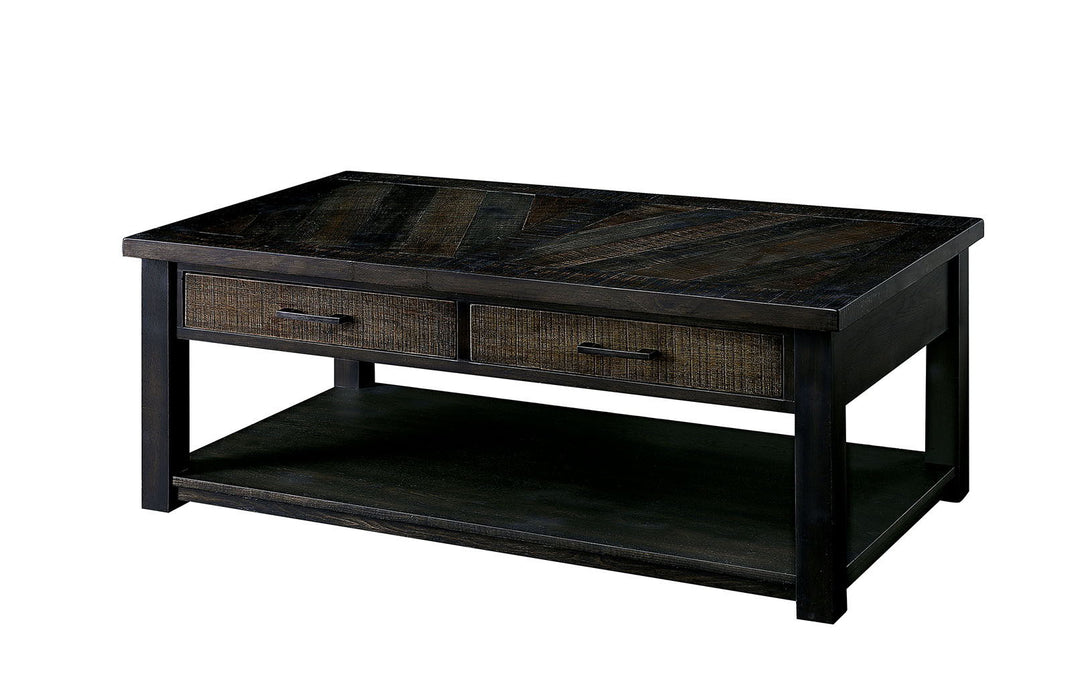 Rhymney - Coffee Table - Dark Oak / Multi