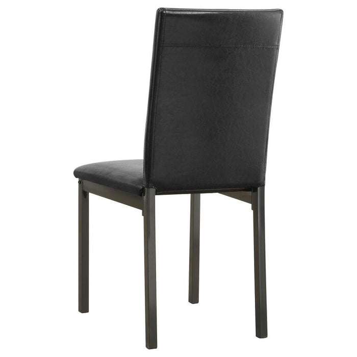 Garza - Upholstered Dining Chairs (Set of 2) - Black