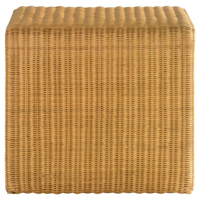 Juanita - Square Rattan End Table - Natural