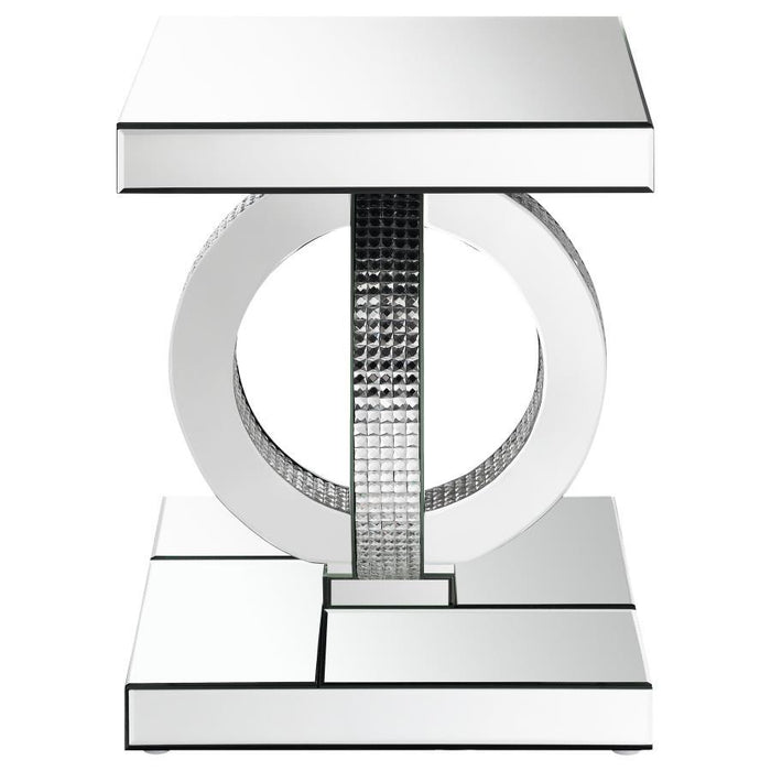 Breena - Square End Table - Mirror