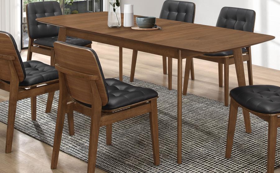 Redbridge - Butterfly Leaf Dining Table - Natural Walnut