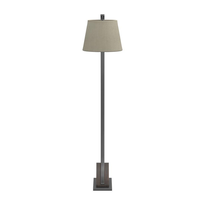 Willa - Empire Shade Floor Lamp - Gray