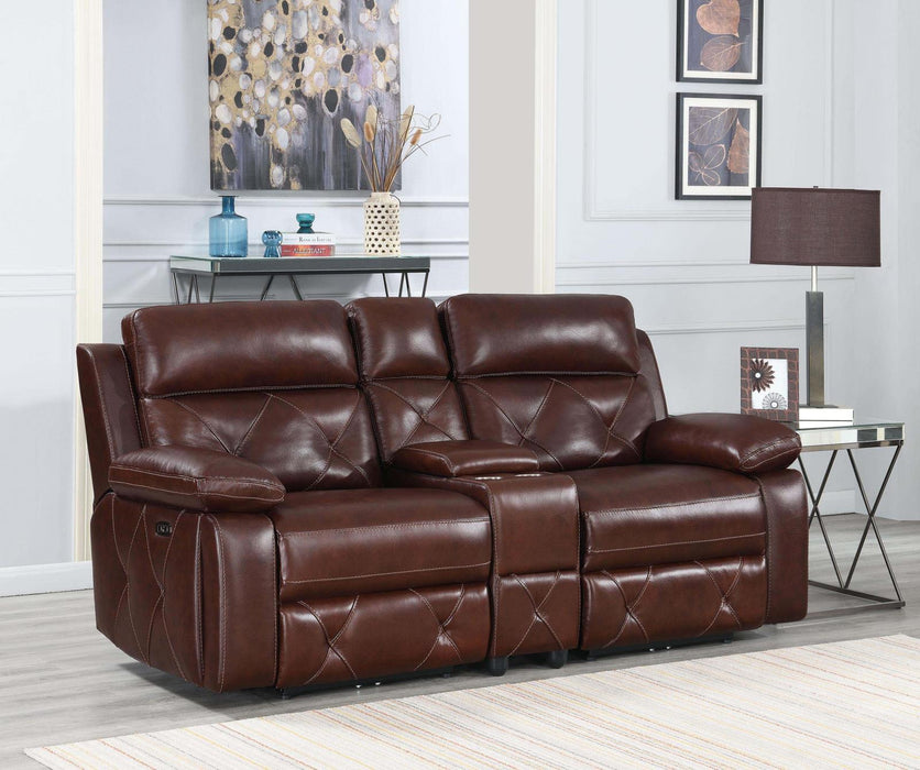 Chester - Power Reclining Loveseat - Brown