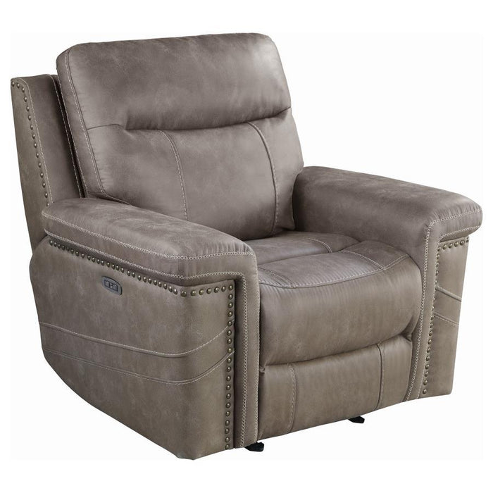 Wixom - Power Glider Recliner - Taupe