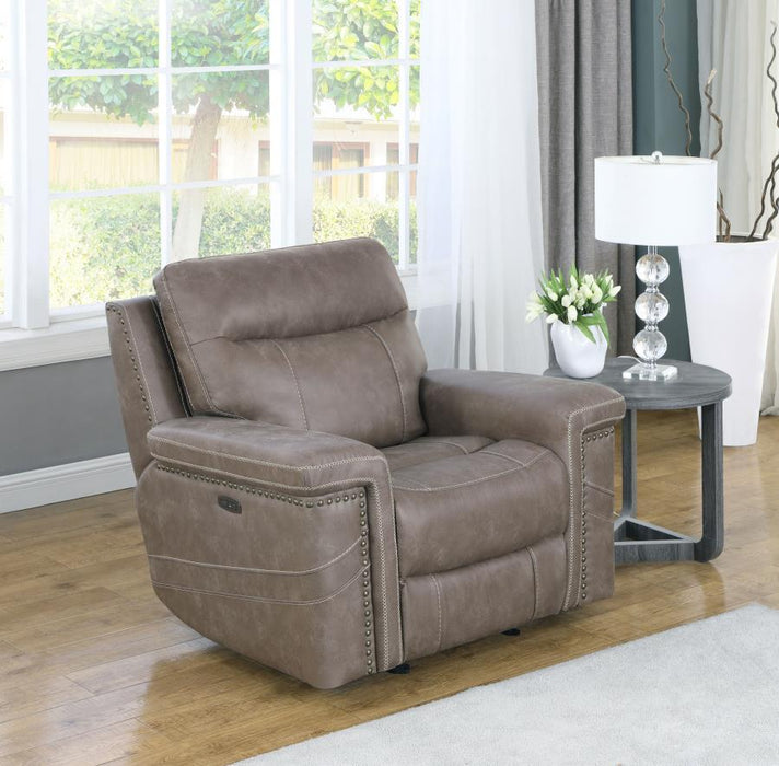 Wixom - Power Glider Recliner - Taupe