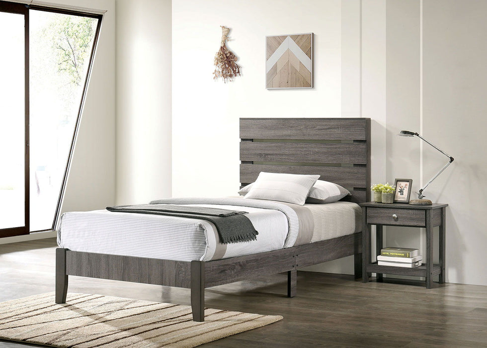 Flagstaff - Twin Bed - Gray