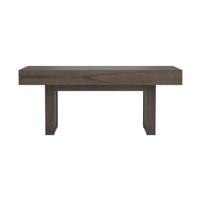 Owen - Rectangle Coffee Table With Hidden Storage - Brown