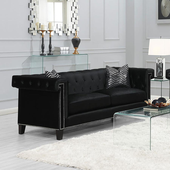 Reventlow - Tufted Sofa - Black