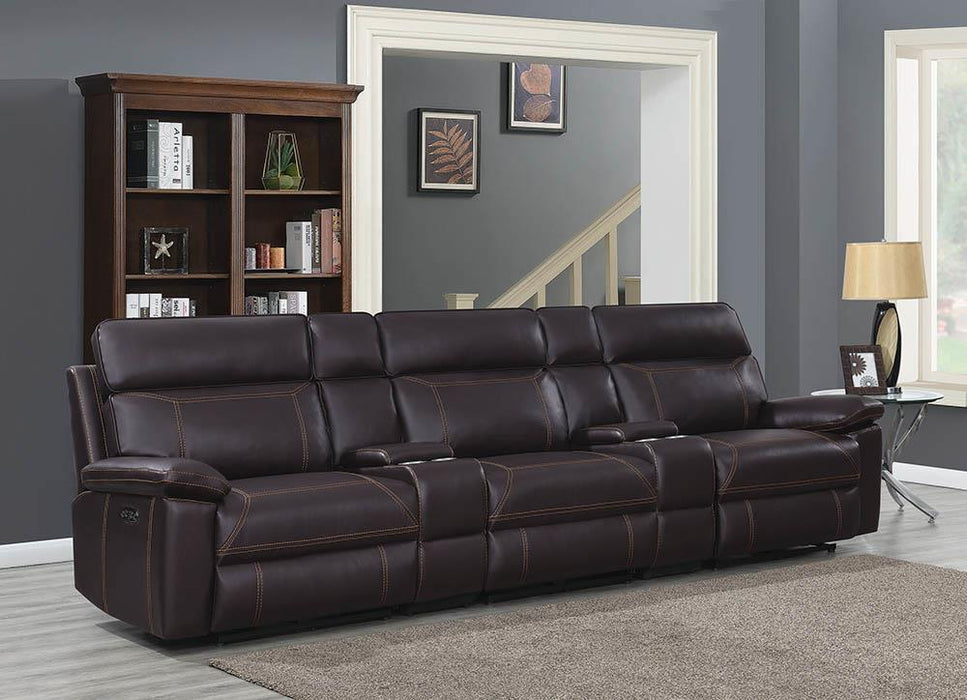 Albany - Power2 Home Theater Reclining Sofa