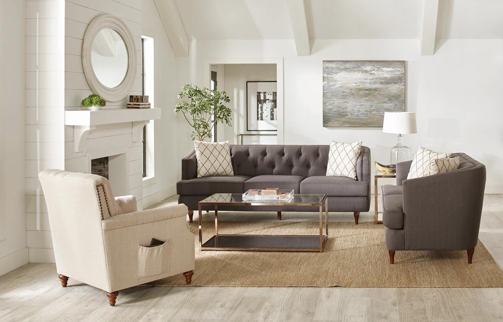 Shelby - Loveseat - Gray