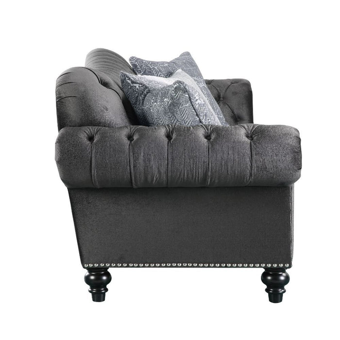 Gaura - Sofa - Dark Gray Velvet