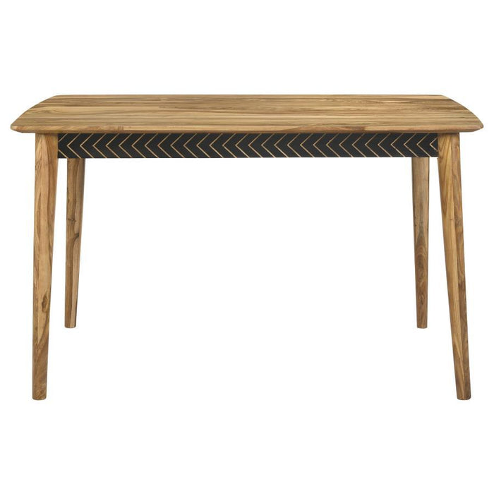 Partridge - Rectangular Counter Height Table - Natural Sheesham