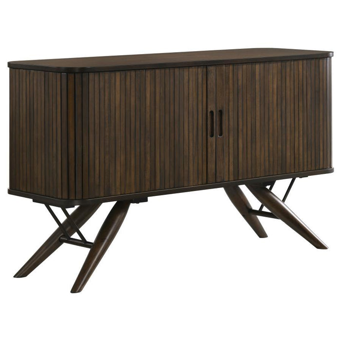 Wes - 2-Door Rectangular Server - Dark Walnut