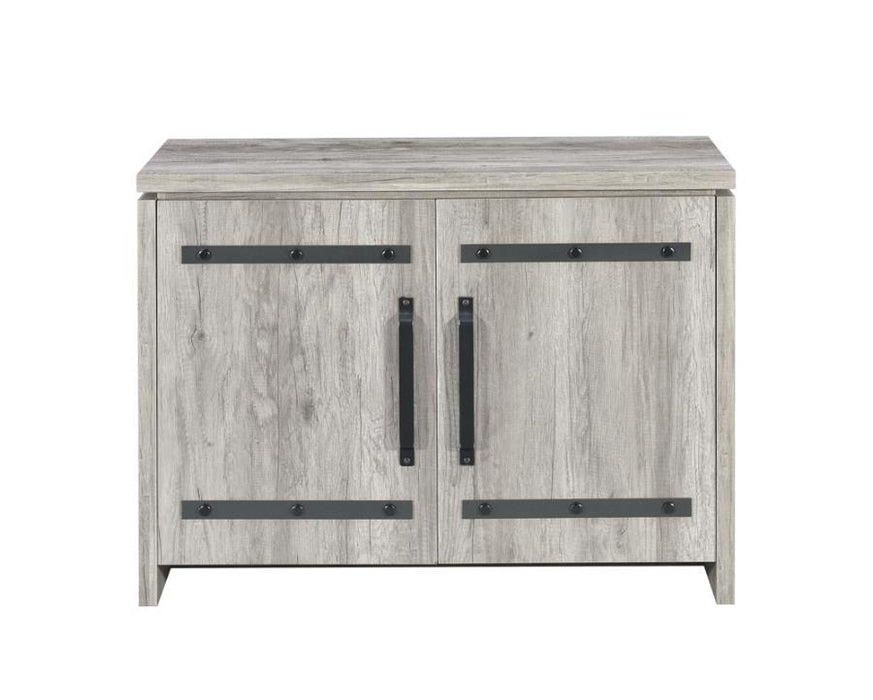 Enoch - 2-Door Accent Cabinet - Gray Driftwood