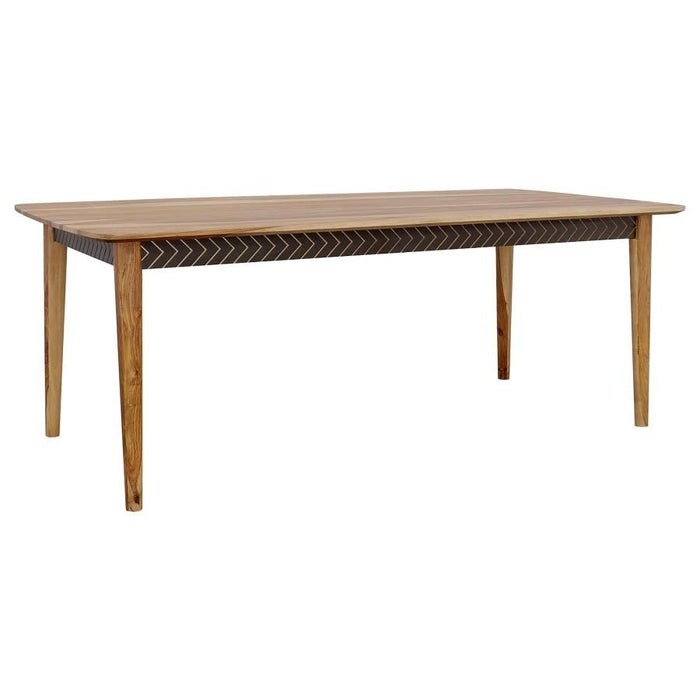 Partridge - Wooden Dining Table - Natural Sheesham