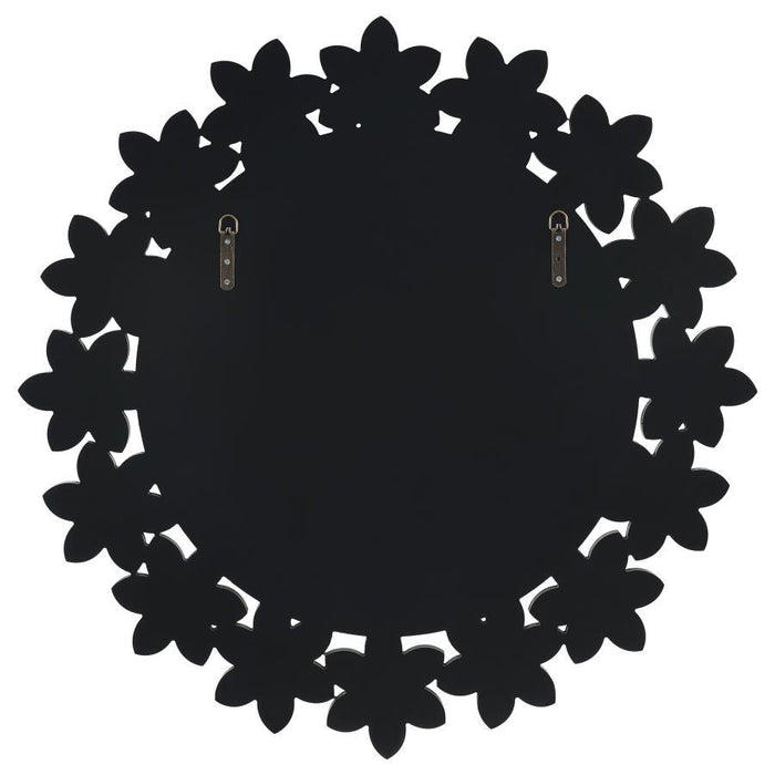 Cordelia - Round Floral Frame Wall Mirror