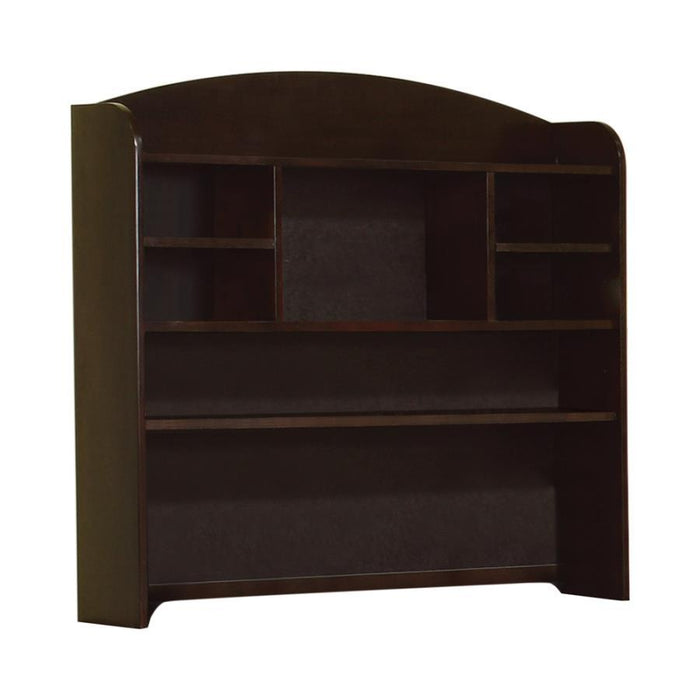 Phoenix - Desk Hutch With Shelves - Cappuccino