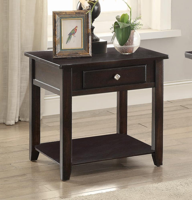 Coaster - Square End Table