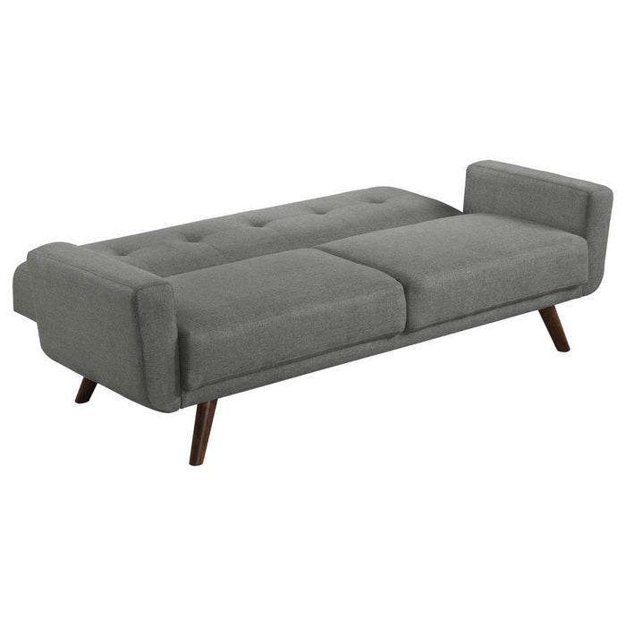 Hilda - Tufted Upholstered Sofa Bed - Grey