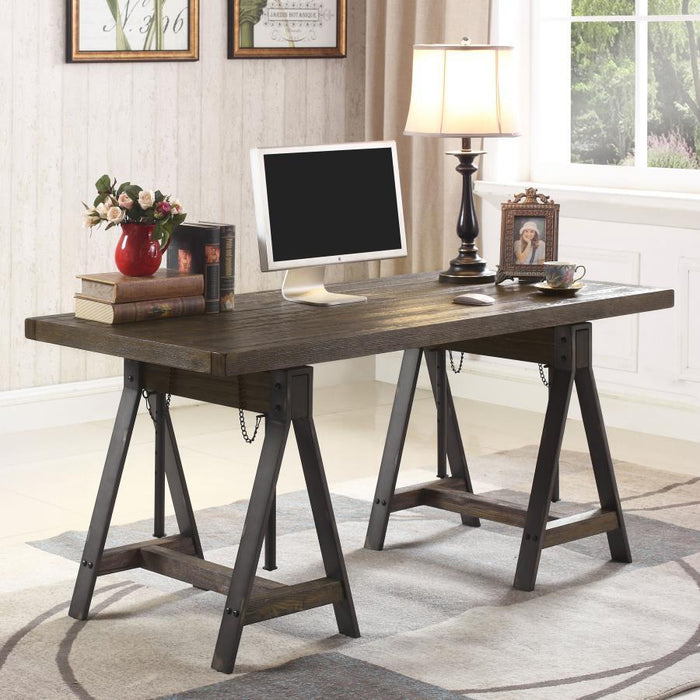 Delmar - Adjustable Writing Desk - Burnished Cognac