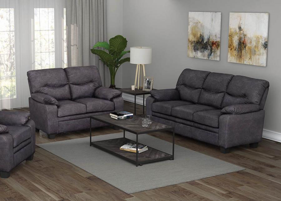 Meagan - Upholstered Sofa with Pillow Top Arms