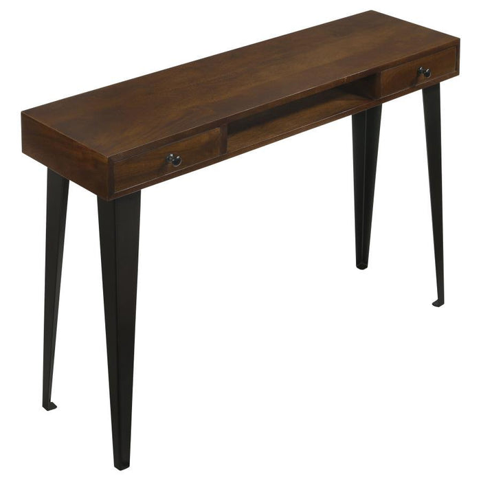 Radcliffe - 2-Drawer Console Table - Dark Brown